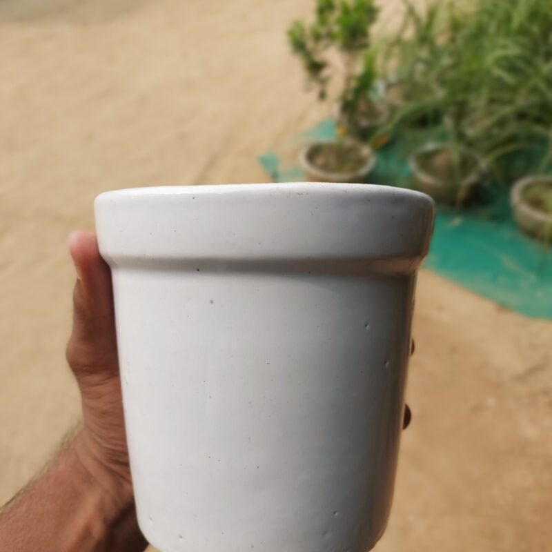 6 inches ceramic pot